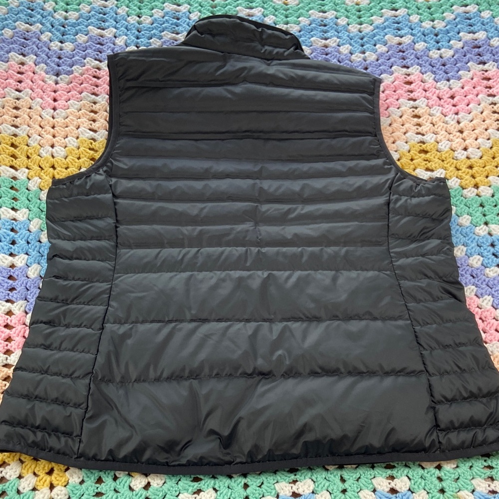 New nwt womens Columbia black xl Quilted feather Down Vest sleeveless jacket - Picture 12 of 12